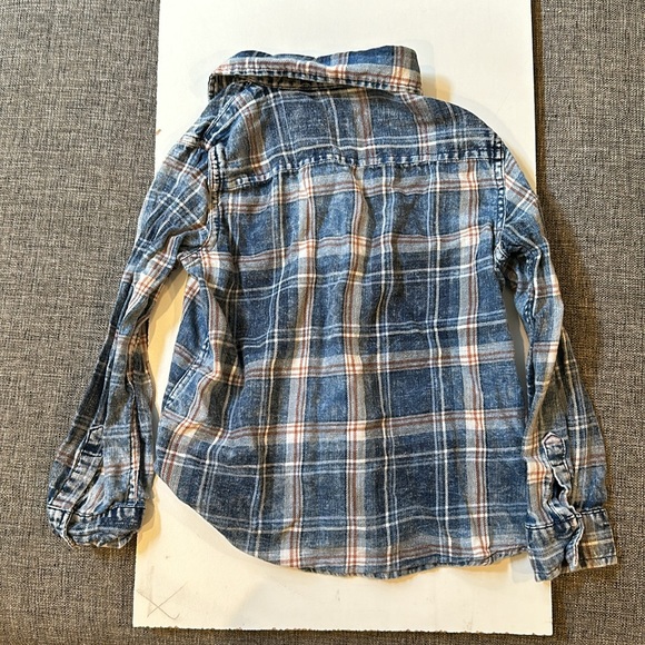 Cotton On Plaid Flannel LS Button Down Top - Picture 2 of 2